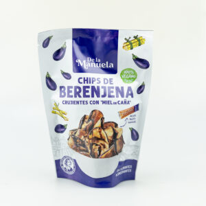 Chips de berenjena con miel de caña 90 g
