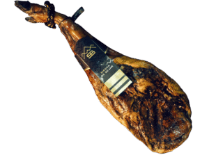 Paletas y jamones. Brida negra, verde y roja