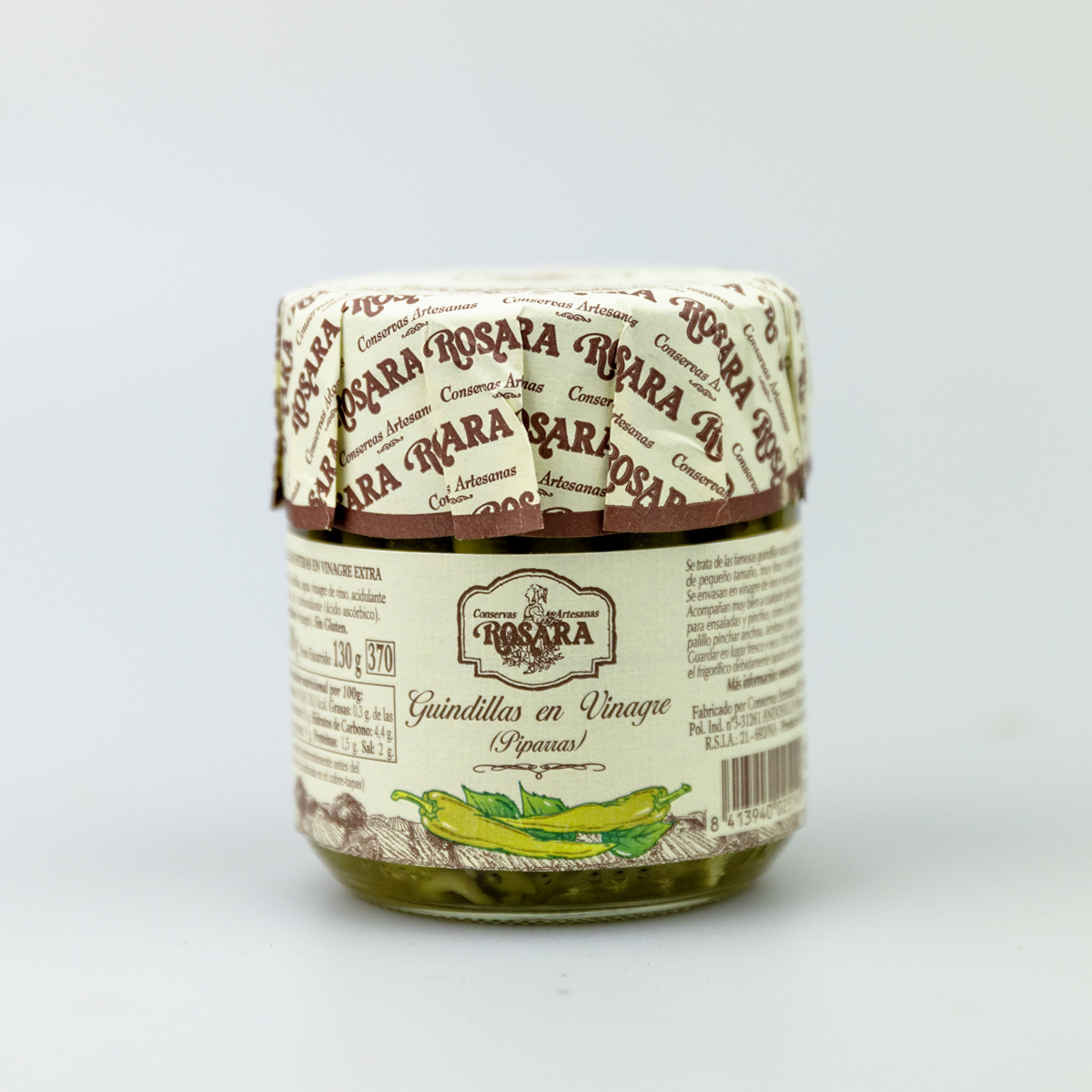 Rosara. Guindillas en vinagre (piparra) 300 g